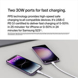 Belkin 60W USB-C dual port wall charger - British product