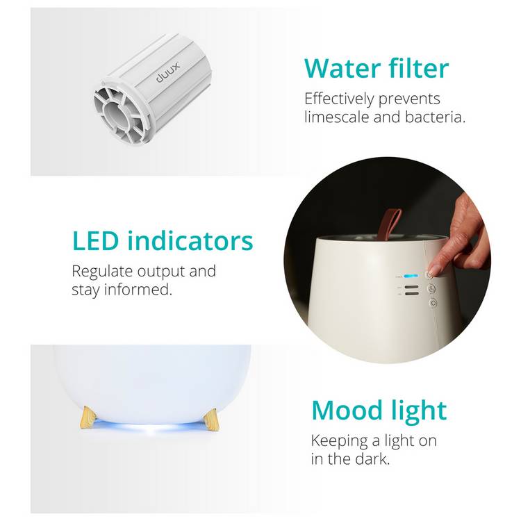 Duux TAG humidifier White, imported from the UK