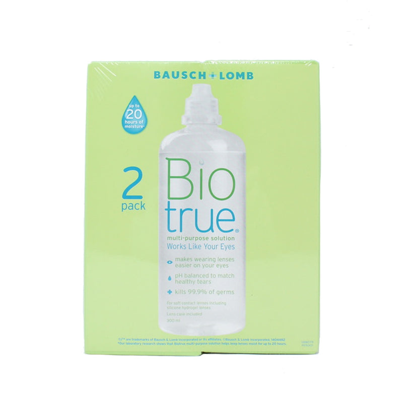 Bausch & Lomb Biotrue Multi-Purpose Solution 2 x 300ml - British product