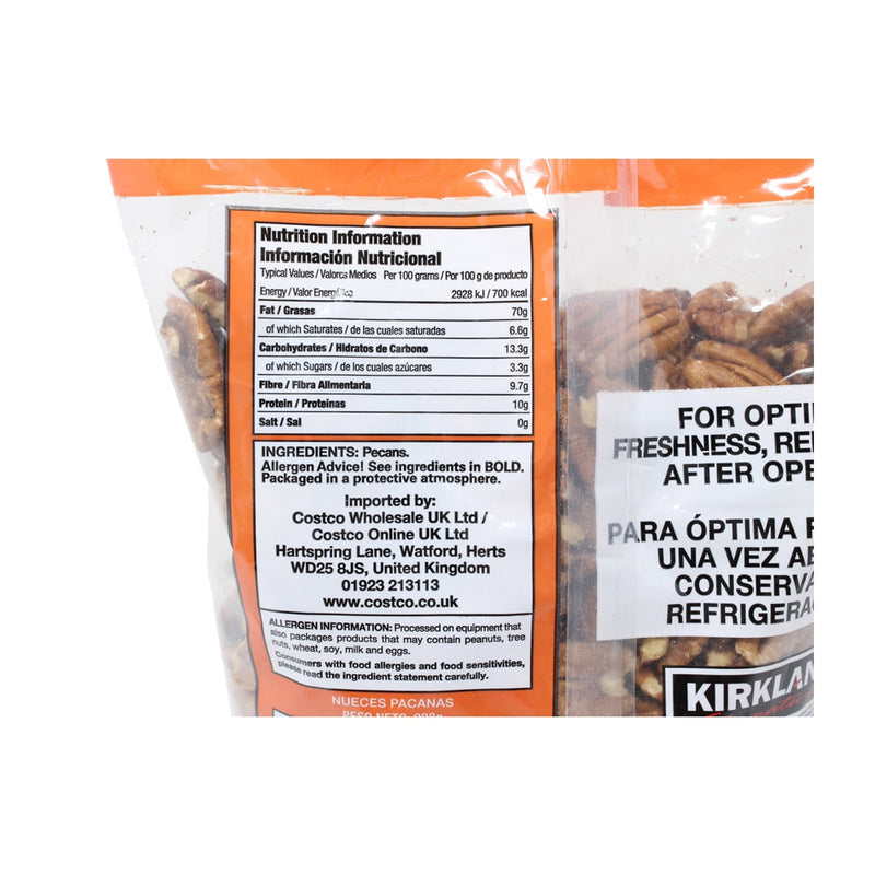 Kirkland Signature pecan nut halves 907g, UK version