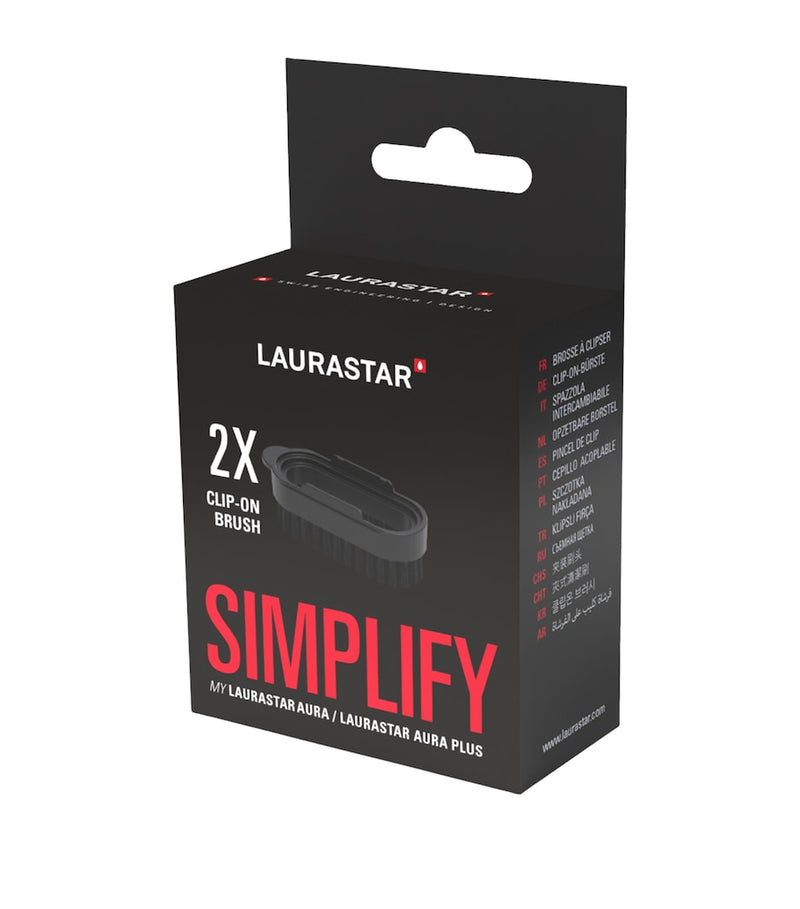 Laurastar clip-on brushes set of 2, imported from the UK
