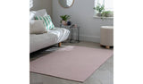 Argos Argos Home Plain Pink Cotton Flatweave Rug - 60x90cm- Buy online at McGrocer