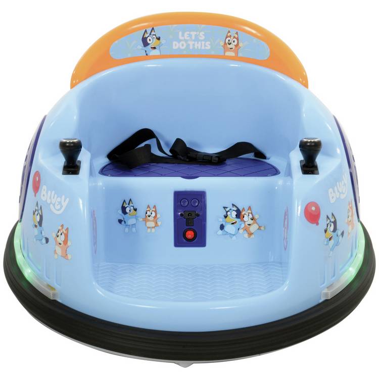 Bluey 6V electric bumper car ride-on toy (British brand)
