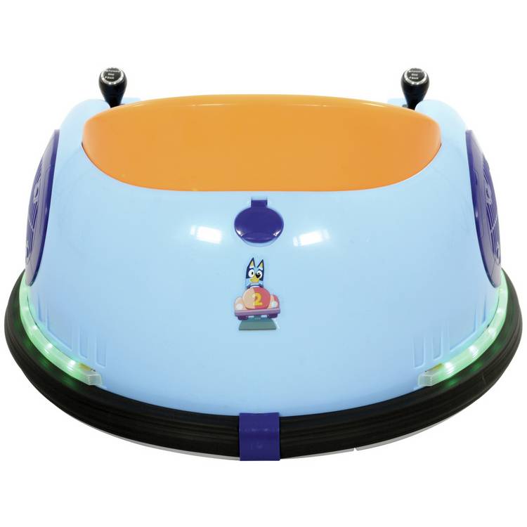 Bluey 6V electric bumper car ride-on toy (British brand)