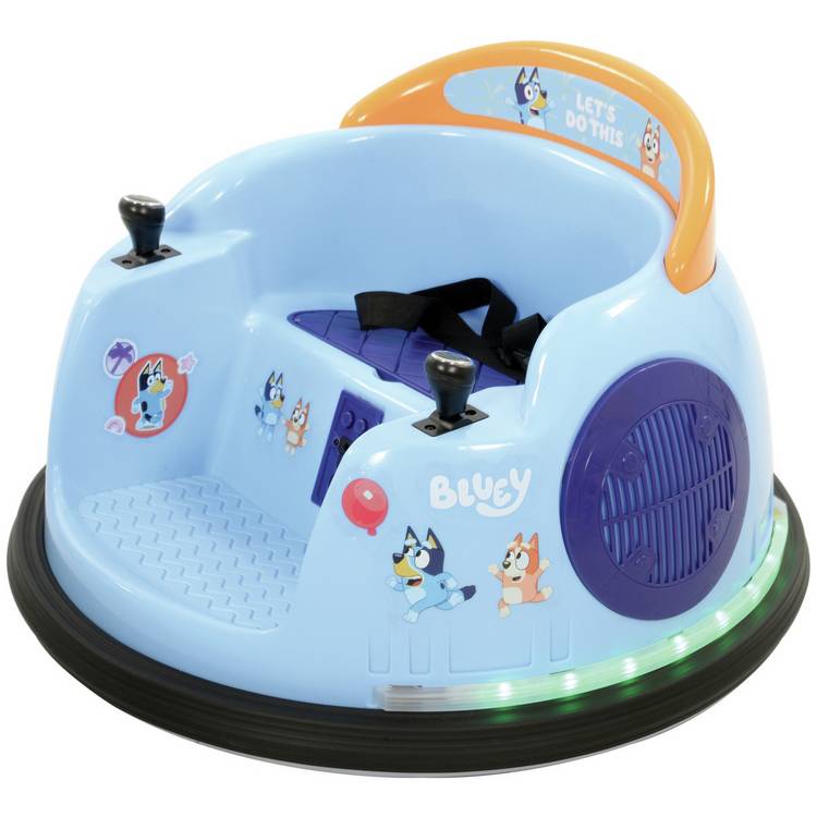 Bluey 6V electric bumper car ride-on toy (British brand)