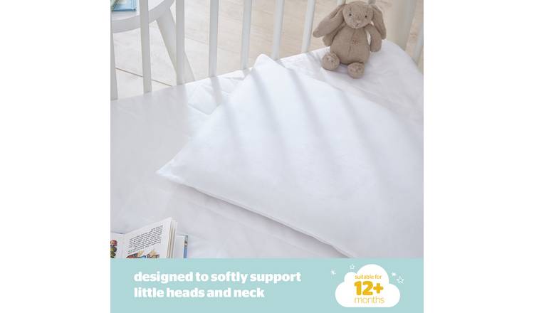 Silentnight anti allergy cot bed pillow 60x40cm - British product