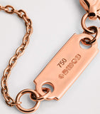 Harrods rose gold diamond necklace 0.50ct, imported from the UK