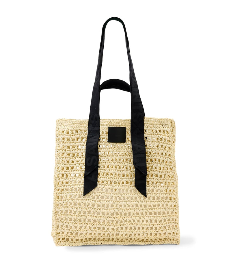 AllSaints Lullah straw paper mesh tote bag, UK version