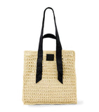 AllSaints Lullah straw paper mesh tote bag, UK version