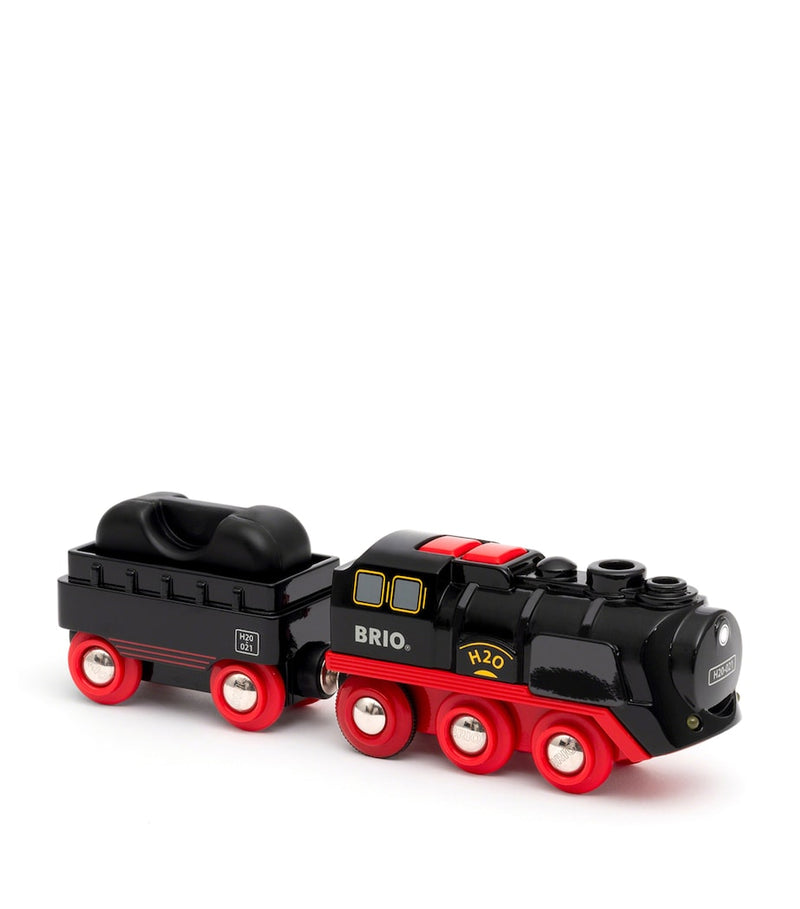 BRIO battery-operated steaming train toy - British product