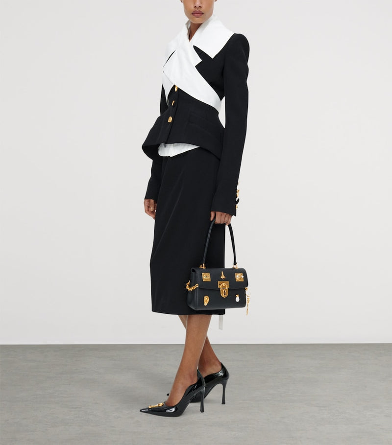 Schiaparelli Mini Leather Secret Bijoux top-handle bag (British brand)