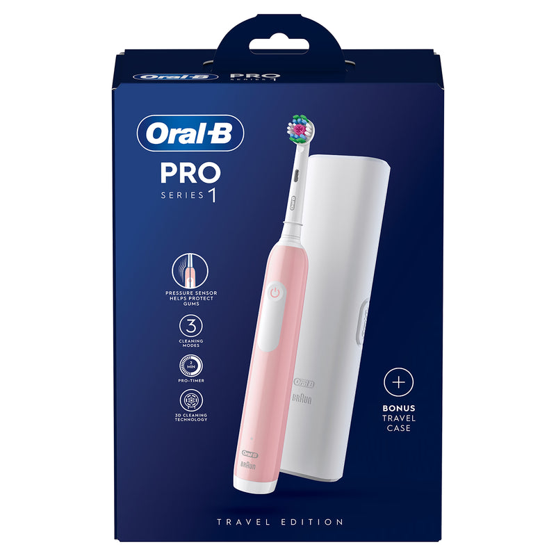 Oral-B pink electric toothbrush, imported from the UK