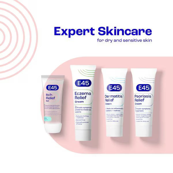 E45 Dermatitis Relief Cream 50ml - British product