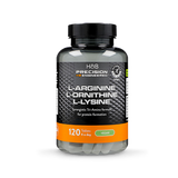 Holland & Barrett Precision Engineered Nutrition L-Arginine L-Ornithine L-Lysine Amino Acid Tablets 120- Buy online at McGrocer