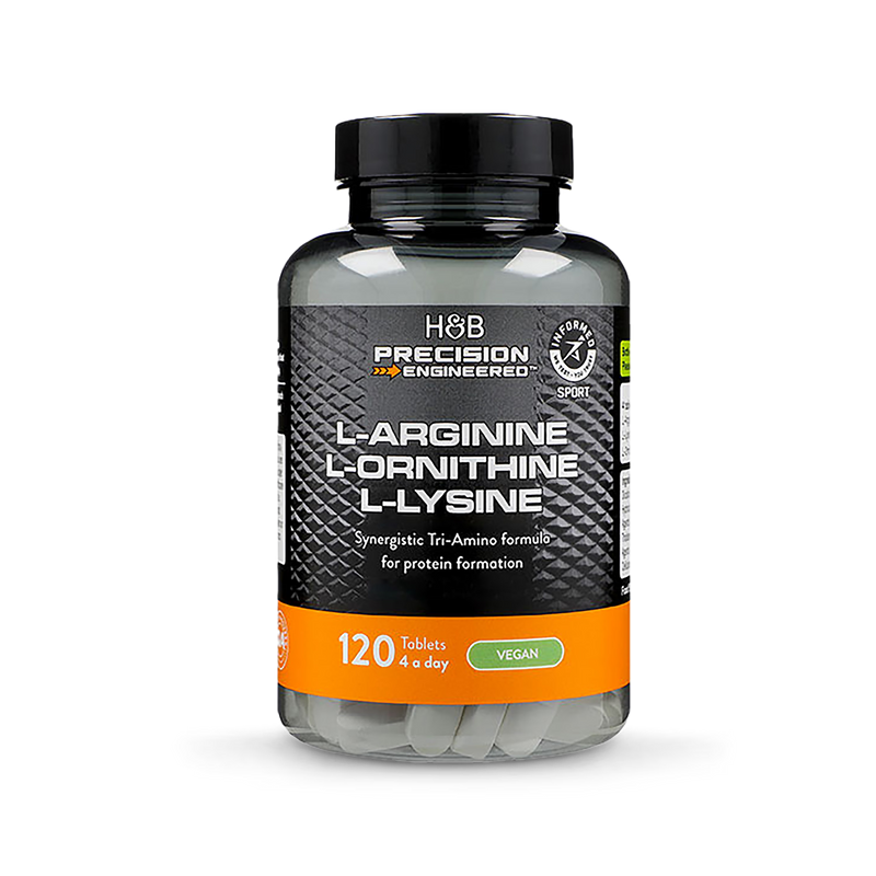 Precision Engineered Nutrition L-Arginine Amino Tablets 120 Tablets, UK version