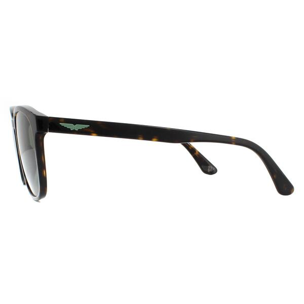 Police SPL997 origins lite sunglasses in shiny Havana green, imported from the UK