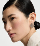 Brunello Cucinelli sterling silver square earrings - British product