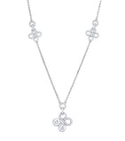 Boodles white gold diamond necklace large - British product