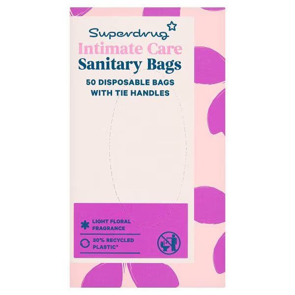Superdrug Sanitary Disposal Bags Fragranced (British brand)