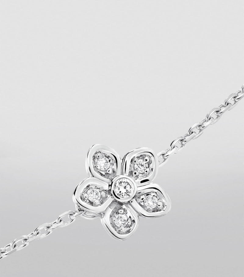 Graff Wild Flower bracelet white gold and diamonds, UK version