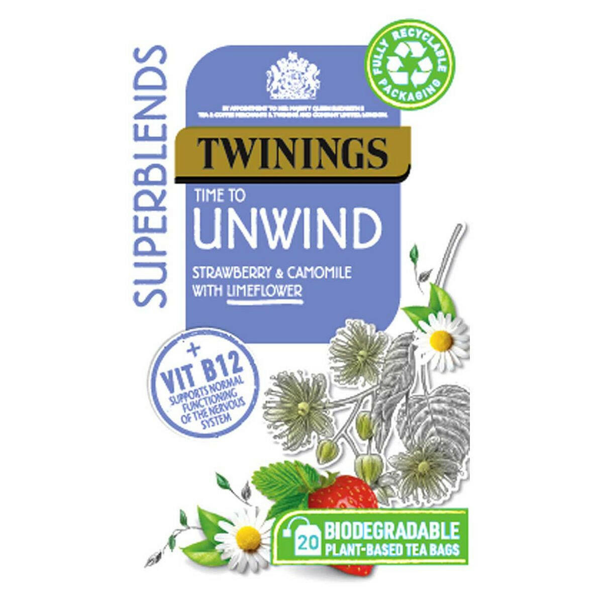 Twinings Superblends Unwind Tea Bags 20s GOODS Boots