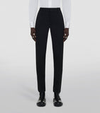 Pantalons ajustés en laine McQueen, importés du Royaume-Uni