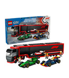 Lego F1 Truck with RB20 and AMR24 F1 Cars set, UK version