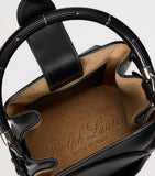 Ralph Lauren small leather floral bucket bag (British brand)