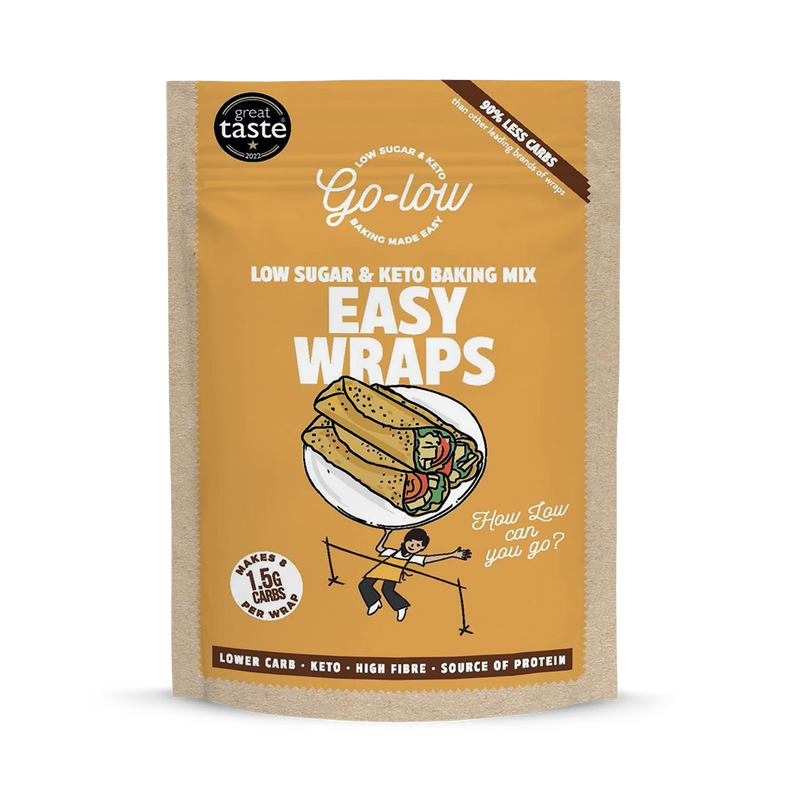 Go Low low carb wrap mix 166g, imported from the UK