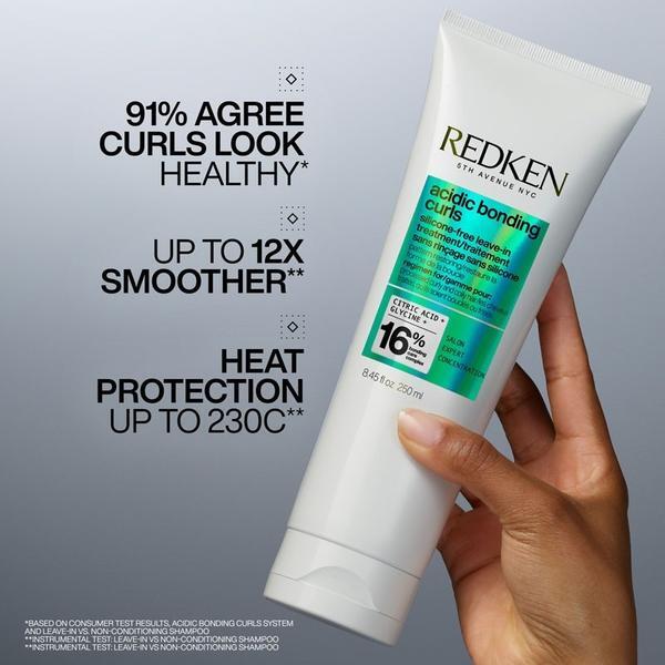 Redken Acidic Bonding Curls Leave-in Treatment Duo, imported from the UK