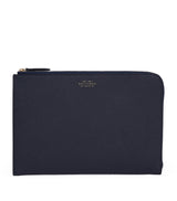 Harrods Smythson Panama Leather Slim Pouch- Buy online at McGrocer
