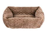 Brown pet bed size L60 x W50 x H20cm (British brand)