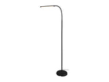 LED floor lamp with gooseneck and touch dimmer, imported from the UK