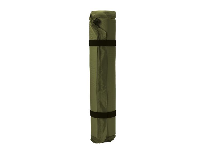 Green self-inflating camping mat with 5cm padding - British product