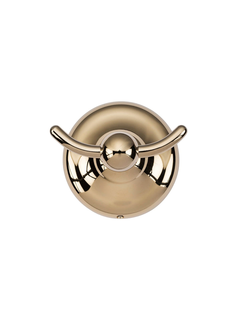 CROYDEX Grosvenor Gold Double Robe Hook