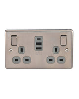 aldi 2 Pack Double Socket with USB- Buy online at McGrocer