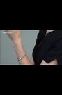 Karen Millen Crystal Flow Bracelet Silver Tone, UK version