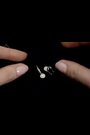 The Diamond Store white gold diamond drop earrings 0.46ct 9K (British brand)