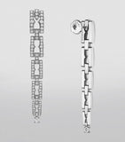 Bvlgari B.zero1 white gold diamond earrings - British product