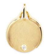 Harrods Jade Trau Yellow Gold and Diamond Diana Charm- Buy online at McGrocer