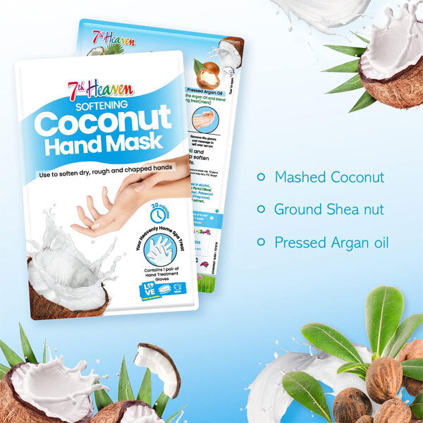 7th Heaven coconut hand mask with argan oil (British brand)