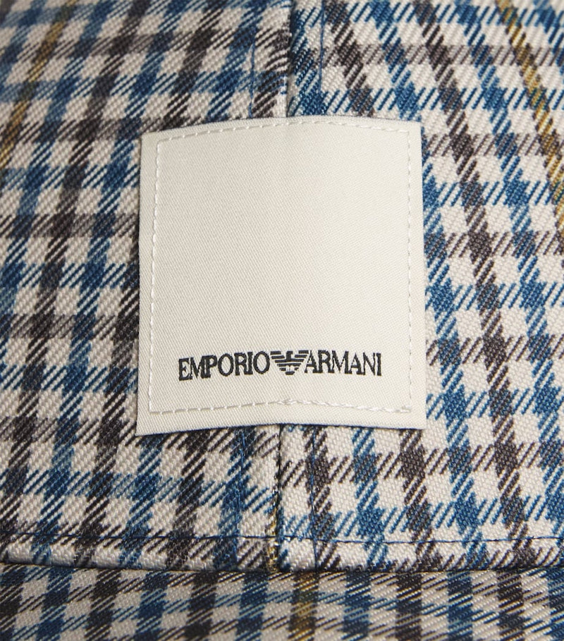 Emporio Armani houndstooth baseball cap - British product