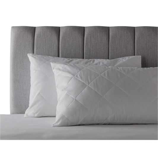 Sainsbury's Home Supersoft Washable Pillow Protector Pair GOODS Sainsburys   