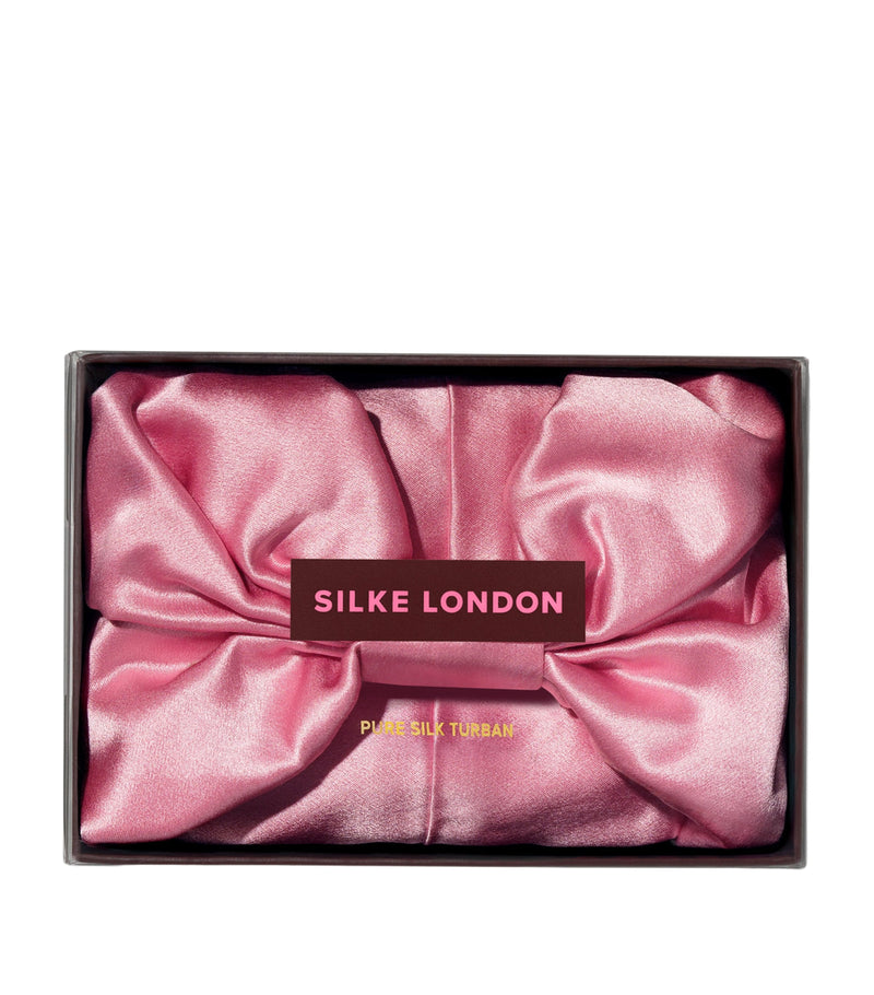 Silke mulberry silk hair bonnet (British brand)