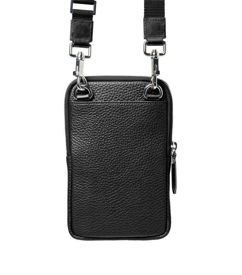 Aspinal of London leather cross-body phone pouch (British brand)