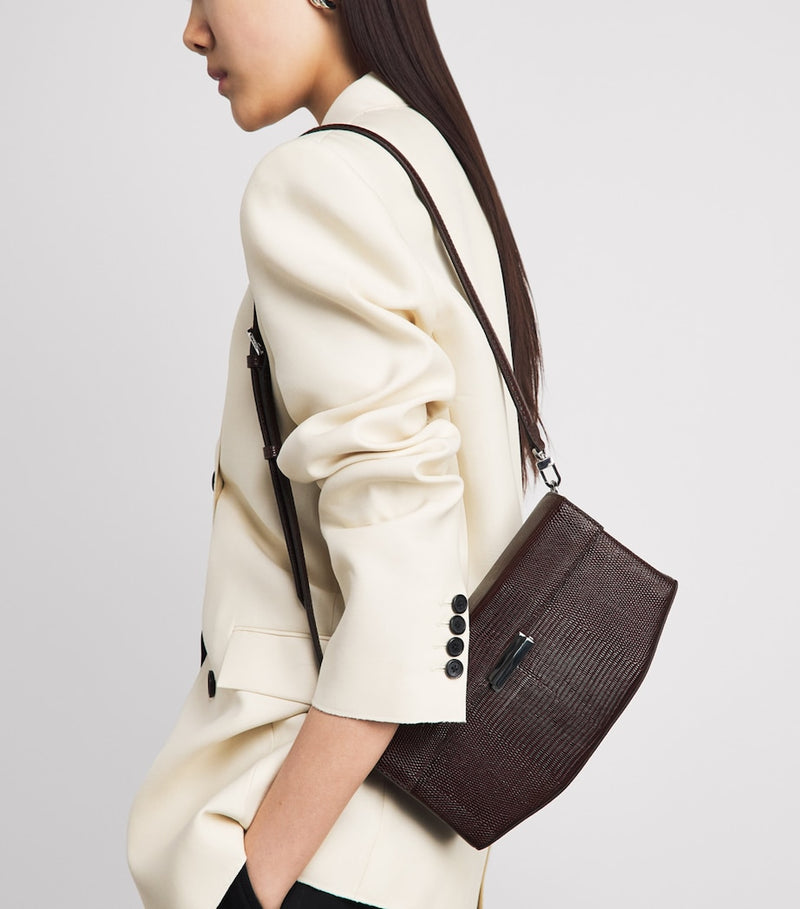 Toteme embossed-leather shoulder bag (British brand)