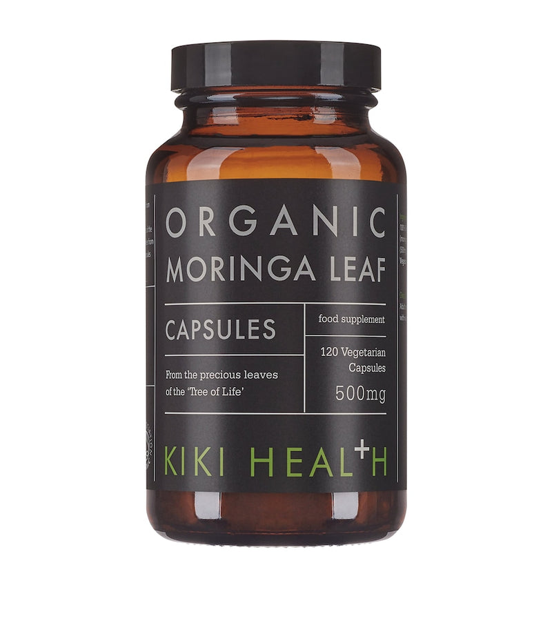 Kiki Heal+H Organic Moringa Leaf Capsules 120 capsules, UK version