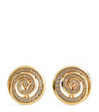 Emily P Wheeler yellow gold diamond spiral stud earrings, UK version