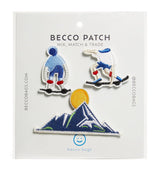 Harrods Becco Bags Flying High Patches Set of 3- Buy online at McGrocer