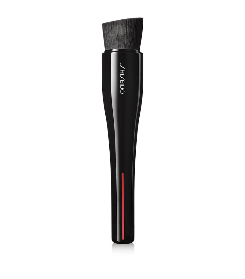 Shiseido angled foundation brush with synthetic bristles (British brand)